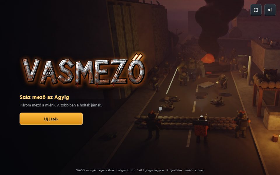 A VASMEZŐ 2: zombik egy százmezős térképen